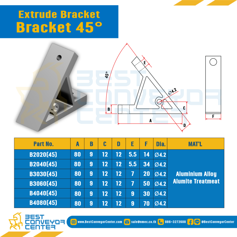 Extrude Bracket 45 ํ : B3060(45)