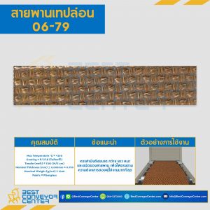 สายพานเทปล่อน Teflon Belt Grade 06-79 : 06-79