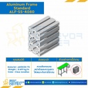 Aluminum Frame 5 Series Slot width 6 40×80 mm. L450 mm. Clear Anodize : ALF-S5-4080-450