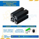 Aluminum Frame 6 Series Slot width 8 30×30 mm. L2100 mm. (Black Anodize) : ALF-FSB6-3030-2100