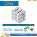 Aluminum Frame 6 Series Slot width 8 50×50 mm. L3000 mm. Clear Anodize : ALF-S6-5050-3000