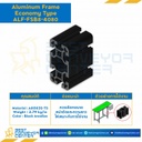 Aluminum Frame 8 Series Slot width 10 40×80 mm. L4000 mm. Black Anodize (Economy Type) : ALF-FSB8-4080-4000