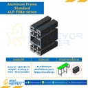 Aluminum Frame 8-45 Series Slot width 10 50×100 mm. L550 mm. Black Anodize : ALF-FSB8-50100-550