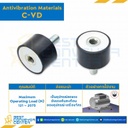 ลูกยางกันการสั่นสะเทือน ชนิด 1 รูต๊าปและ 1 สตัดเกลียว : C-VD2020-M6x20