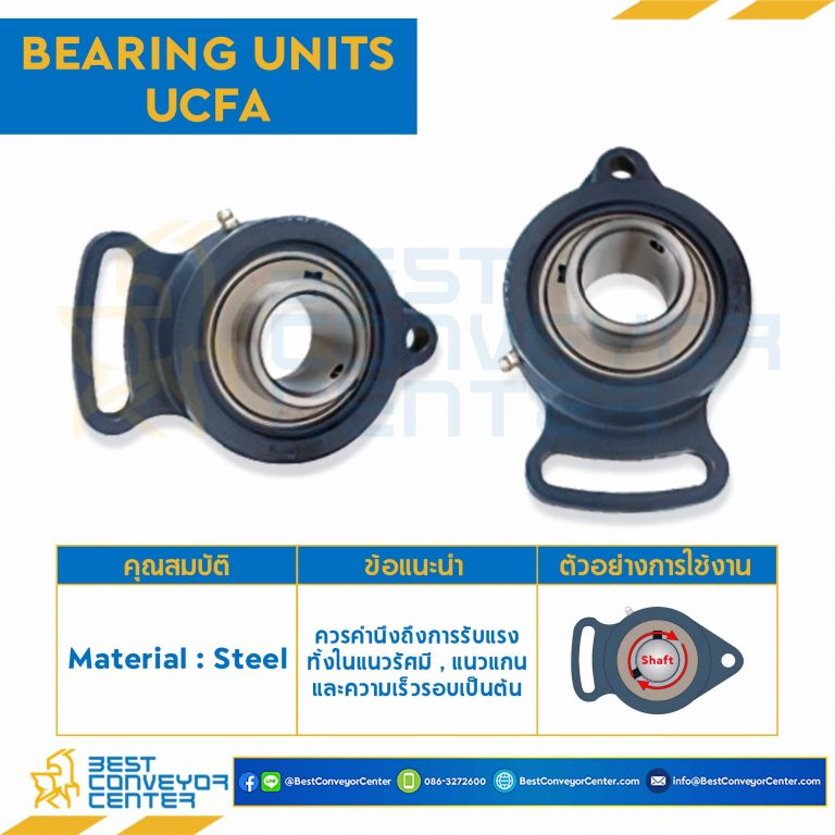 ลูกปืนตุ๊กตา UCFA205 รูเพลา 25 mm. : UCFA205-25