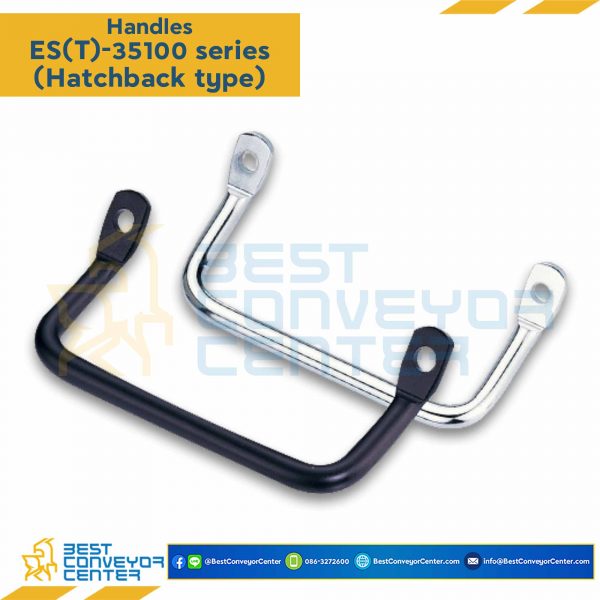 ET-35100B มือจับเหล็กเคลือบสีดำ ขนาด 100 mm.