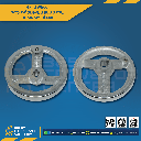 HW-4C : พวงมาลัยมือหมุน 3 ก้าน ขนาด 4 นิ้ว (Chrome)