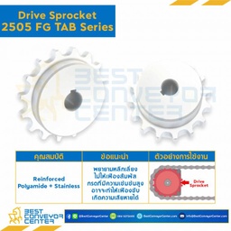 SPROCKET 18Z, BORE 25 MM., DIA 144.8 MM. FOR CHAIN 2503FG TAB : 2500Z1825023-2503FG TAB
