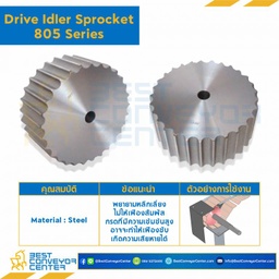 SPROCKET 21Z, BORE 20 MM., DIA 129.26 MM. FOR CHAIN 805 : 6121025-805