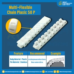 50P : Modular Belt 50P. W22.5x15 mm. POM White.