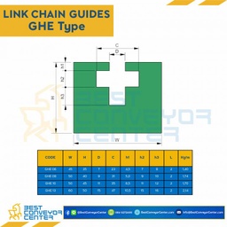 Link Chain Guide W45H35 : GHE06