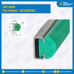SG1822.5G: ไกด์ประคองขวด Side Guide 18×22.5 สีเขียว (สำเนา)