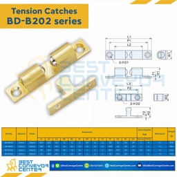 BD-B2021 Tension Catches Bronze W11.2 x L59.8 mm.