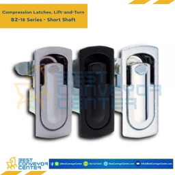BZ-18118W(W) Compression Latches-Short Shaft Zinc Alloy-Bright chrome Pawl #14