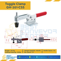 GH-201-CSS Toggle Clamp แบบกดแนวนอน
