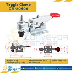 GH-20400 Toggle Clamp แบบกดแนวนอน