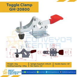 GH-20800 Toggle Clamp แบบกดแนวนอน