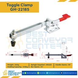 GH-22185 ; Toggle Clamp แบบกดแนวนอน GH-22185.Mild Steel Zinc Plated