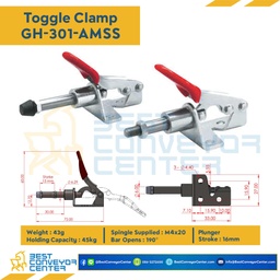 GH-301-AMSS Toggle Clamp แบบดัน