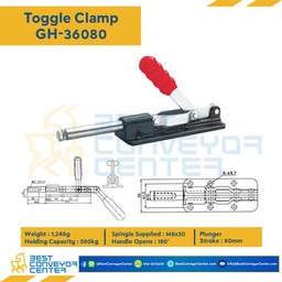 GH-36080 ; Toggle Clamp แบบดัน GH-36080.Mild Steel Zinc Plated