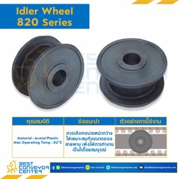 Idler for 25Z, BORE 30 MM., FOR CHAIN 820 : 6625016-820
