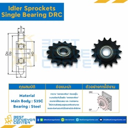 DRC40-13-12 : Idler Sprockets – Single Bearing DRC40-13-12