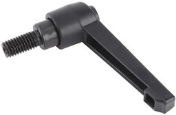 AHK-M12L50SB : ด้ามจับมือหมุนเหล็กหล่อตัวผู้ M12x50 mm.เหล็กดำ