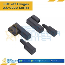 AA-0220LB บานพับแบบถอดได้อลูมิเนียมอัลลอยด์ ขนาด 32.5×63.5 mm. หนา 17.5 mm.