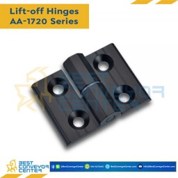 AA-1720LB : บานพับแบบถอดได้อลูมิเนียมอัลลอยด์ ขนาด 59×44 mm. หนา 5 mm. (Left Opening)