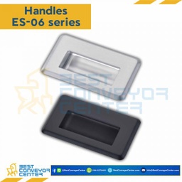 ES-0621 มือจับฝังสแตนเลส ขนาด 73×42 mm. มีรูยึดน็อต